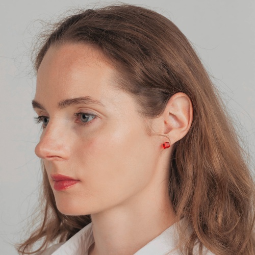 Пусеты Fiore Luna  Siam, SWE2127/2 SI G фото 2